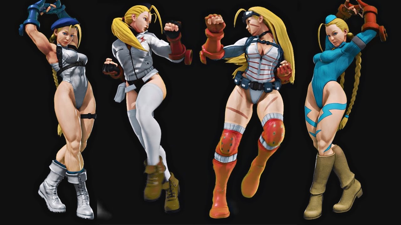 SFV:CE 👗 Cammy all official costumes 👗 