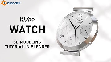 Complete 3D Watch Modeling in Blender | Step by Step Tutorial #blender #3dproduct #3dmodeling