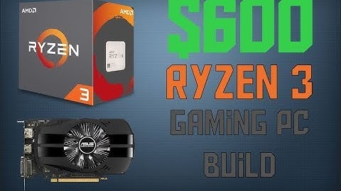 $600 Ryzen 3 Gaming PC Build | (R3 1300X + GTX 1050 TI) 2017