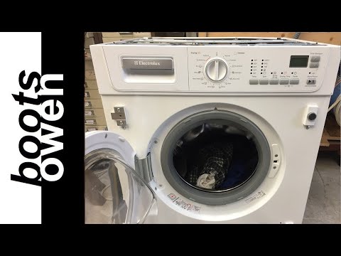 How to clean an Electrolux EWX14450W integrated washing machine filter