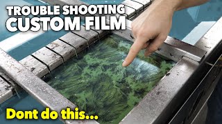 Trouble Shooting Custom Hydrographic Film
