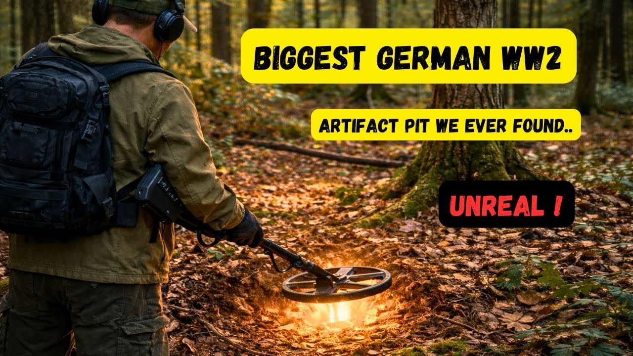 We Dug ONE Hole… and Found a MASSIVE WWII German Relic Cache. #TreasureFind #CrazyDiscovery