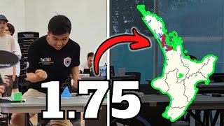 Celebrity FASTEST Pyraminx Average Ever Done in Auckland! (1.75) Net Worth