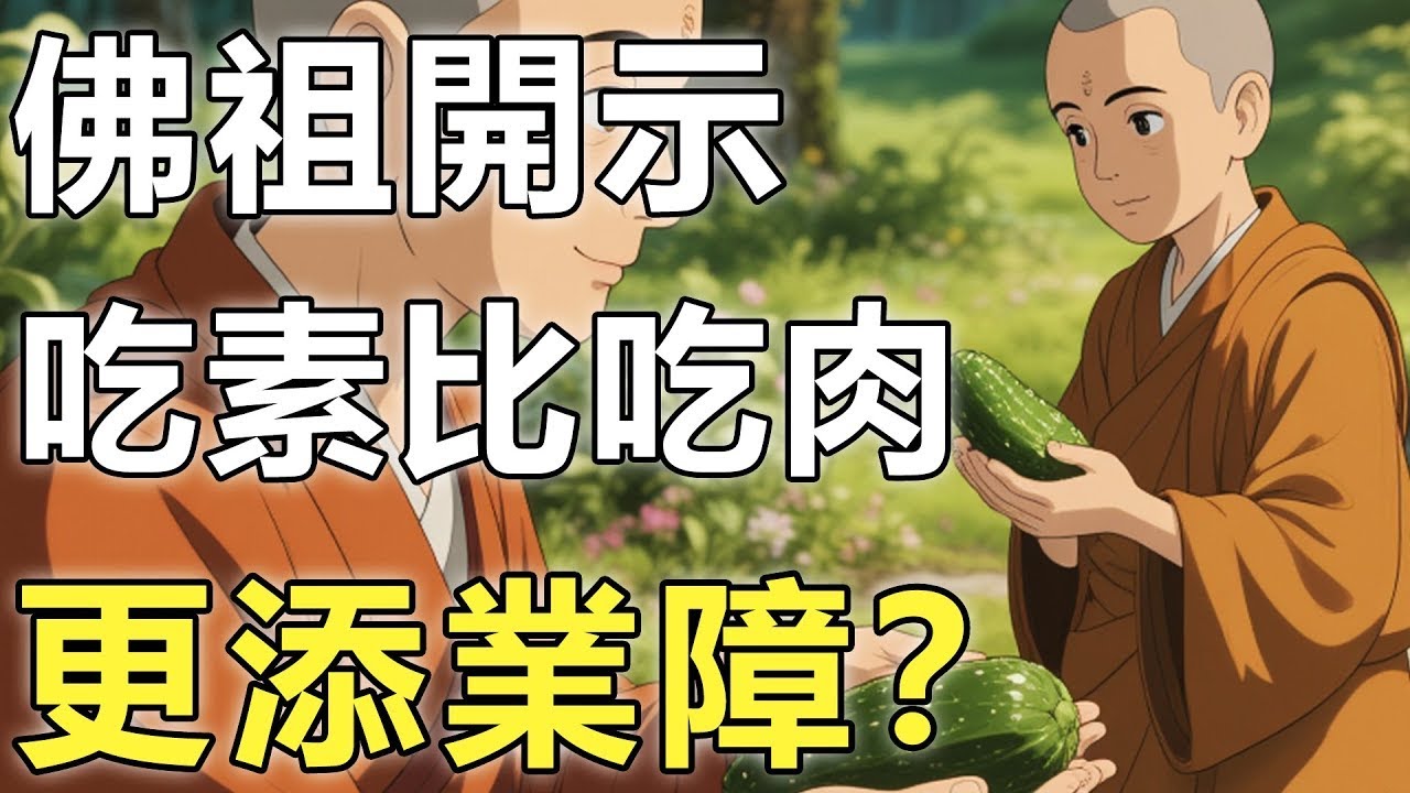 吃素比吃肉更添業障？佛祖僅用一個動作，揭示了3個令人深思的緣由【因果｜佛學｜輪回】