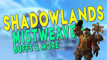 Shadowlands MISTWEAVER MONK Mythic Plus Dungeon Gameplay - MW Buff & Kyrian Covenant Test | WoW Beta
