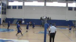 Volleyball: Harrison vs. Lincoln, back row attack