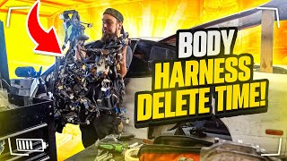 body harness delete on the 240sx build! ||| part 1