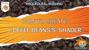 Creating Procedural Method of Coffee Beans Shader in Blender 2.92  (Beginner Tutorial) - Blender Guy