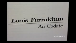Anti-Defamation League Issues "Louis Farrakhan - An Update" Pamphlet (September 18, 1985)