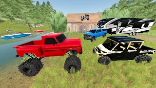 Millionaire Buys New Campers and ATVs for Muddy Adventure | Farming Simulator 22