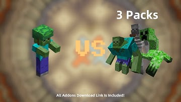 Zombie Pet VS Mutant Creatures (3 Packs) [Addon v2 Update Showcase]