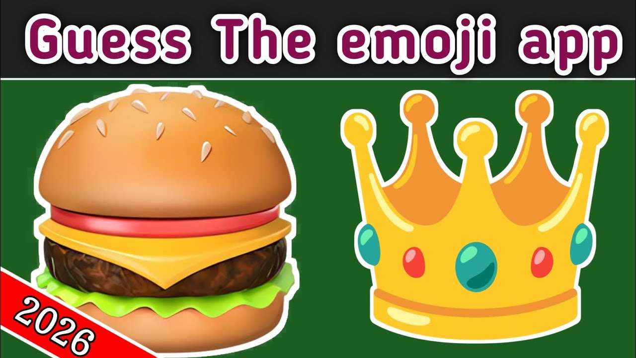 Guess The Emoji App 🔥🍔👑 | Emoji Quiz 2026