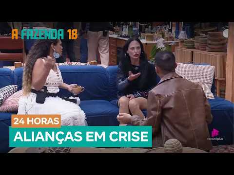 Darlin and Mayk demand that Ariela retract her statement live and call her ungrateful | A Fazenda 18