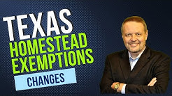 Texas Homestead Exemption Changes | Houston Home Loans 