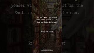 Romeo and Juliet quotes love | quotes status | #shorts screenshot 4