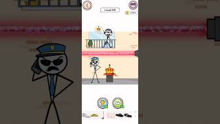 (Shorts) Thief Puzzle: Stickman Thief Stealing Puzzle Level 89 (IOS Gameplay)