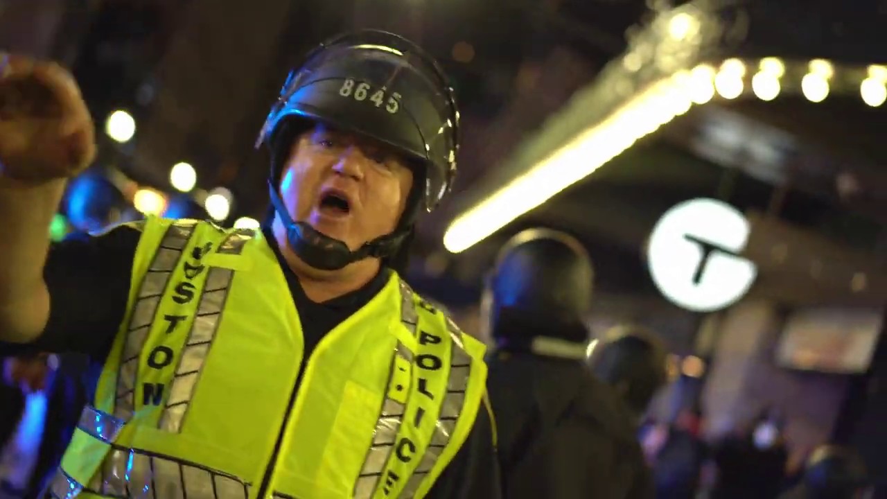Boston protest and riot 2020 - YouTube