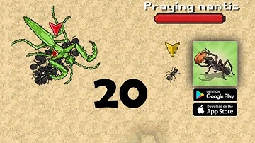 Pocket Ants: Colony Simulator Mobile Gameplay Mantis Part 20 (Android, iOS, Google Play Games)