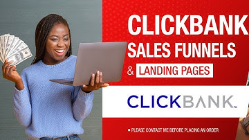 I will build CLICKBANK Affiliate Marketing Sales Funnel or Landing Page
