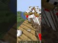 Paracaídas con pollos en Minecraft