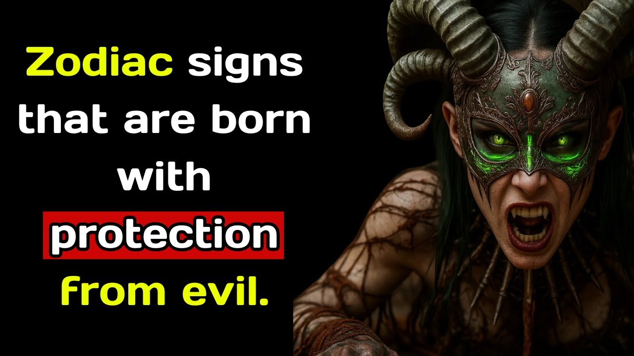 Zodiac signs that are born with protection from evil.