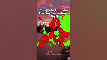 Trying To Get A Subscriber From Every European Country (Day 3) #viral  #shorts #geography