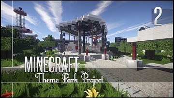 Minecraft: Lets Build - Theme Park - Part 2