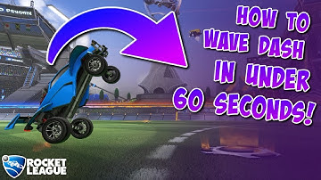 How to Wave Dash in Under 60 Seconds! (Rocket League Tutorial) #shorts