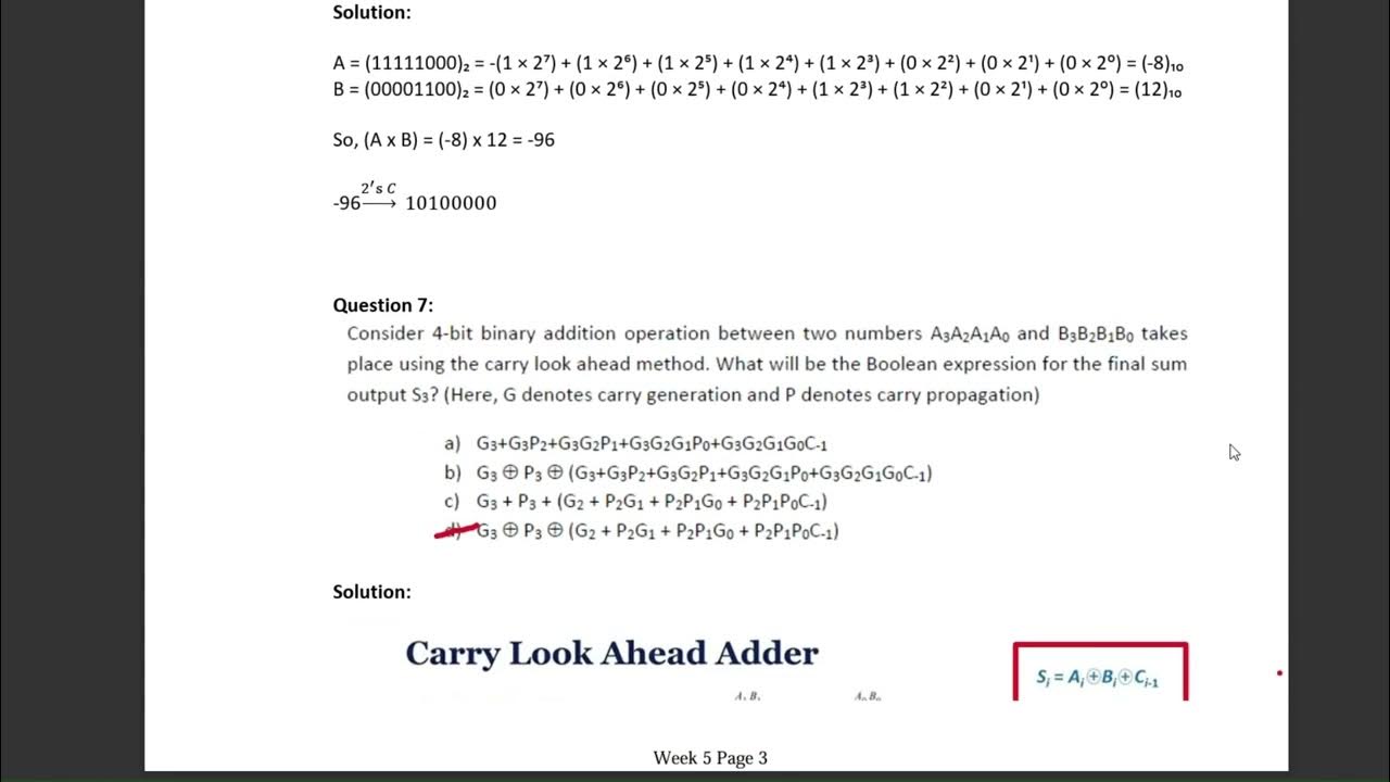 NPTEL Digital Electronics Circuit Assignment 5 Solution 2024 YouTube
