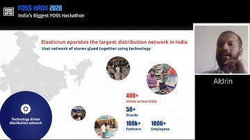 #FOSSHack2020 -  Building ElasticRun’s Network with Tech | Aldrin Oliveira | FOSS United