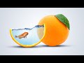 Water orange splash effect  photoshop tutorial for beginners