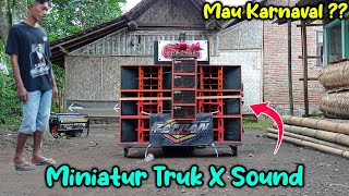 KARNAVAL..?? MINIATUR TRUK FUSO KOK SAMPAI MUAT SOUND MINIATUR ZAFRAN