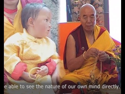 The Kyabje Yangsi Tenga Rinpoche first time visit to Rumtek Monastery,