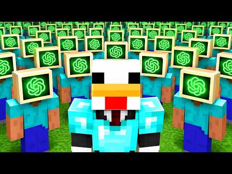 THEY ADDED AI PLAYERS TO MINECRAFT!!