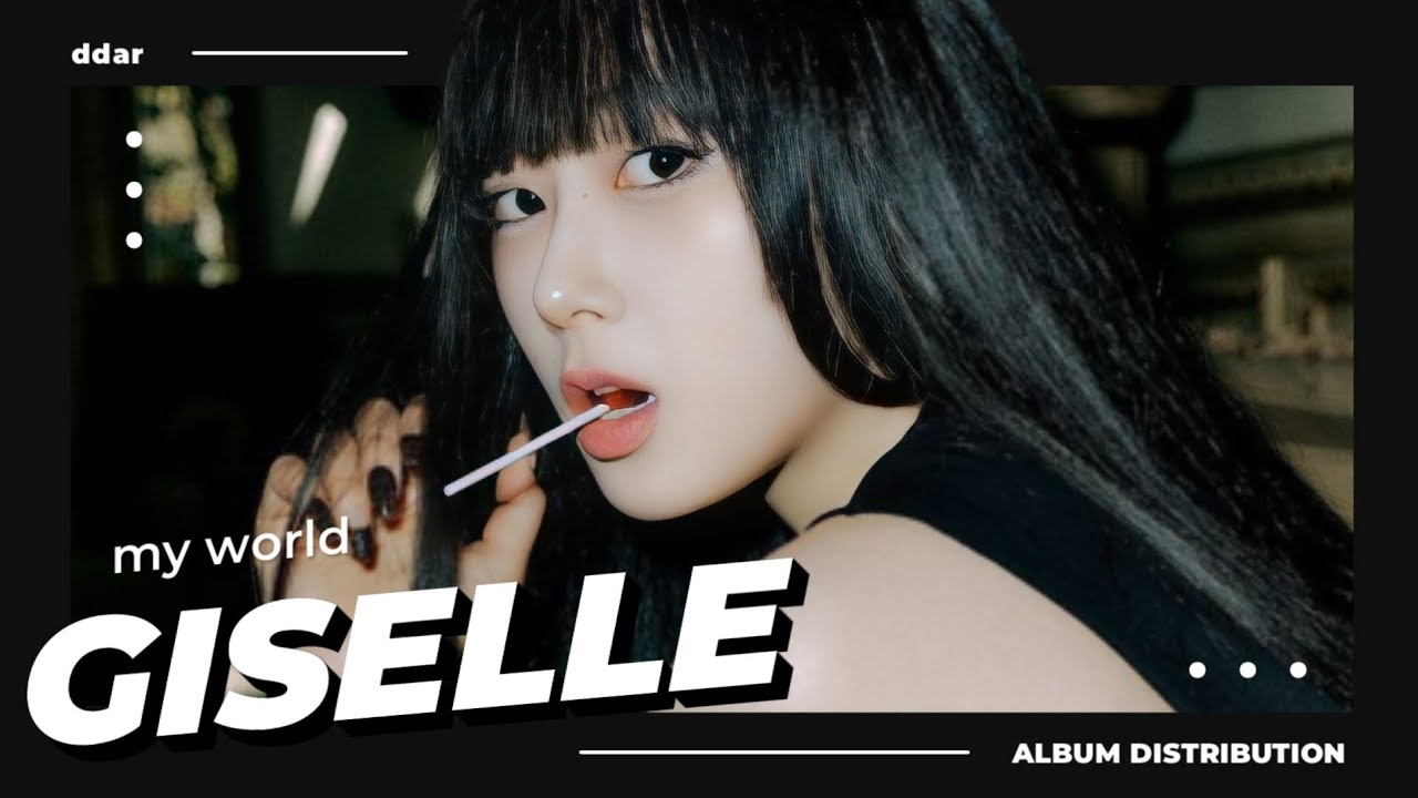 Aespa - Giselle | My World | Album Distribution - YouTube