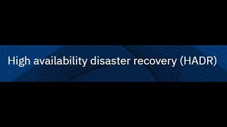Testing HADR in IBM DB2