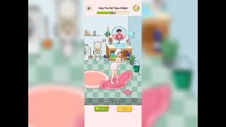 mind maze level 44 help the girl take a bath