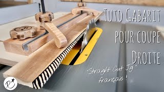 Comment déligner une planche DIY Straight cut jig.