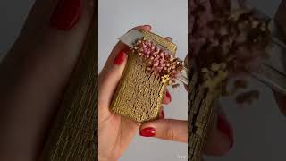 Luxury Gold Soap Carving ASMR ✨ Pink Cube Crush Satisfaction #asmr