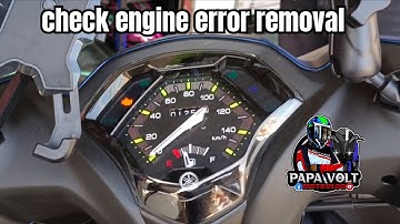 check engine error ang mio gear s .pano tangalin ang error. PART 1