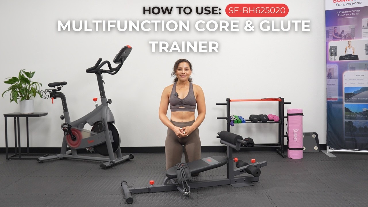 How To Use: Multifunction Core & Glute Trainer - SF-BH625020 - YouTube