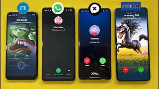 WhatsApp + Xpal + Nokia + ZTE / Incoming call / Ringing call