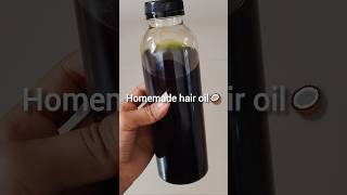 magic hair oil for hair growth and shine🥥🌿🌺#hairgrowth#haircare#homeremedies #hair