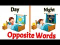 Opposite words | Opposite words in English | opposite words for kids | Antonyms | English opposites