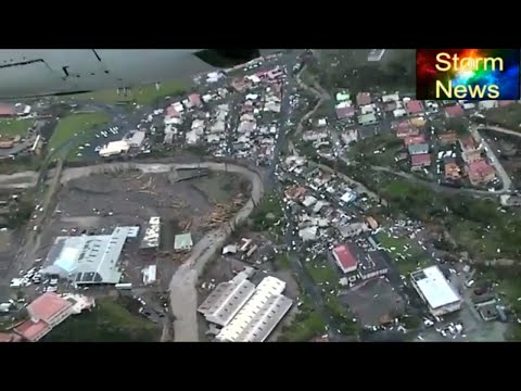 Hurricane Maria Aftermath | Dominica Aerial Footage