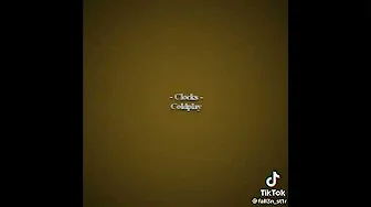 Coldplay clocks tiktok version