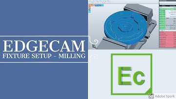 Edgecam Fixture Setup   Milling