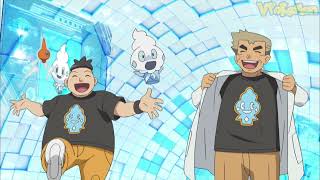 Vanillite attacks Professor Oak | Professor Oak Funny Moments