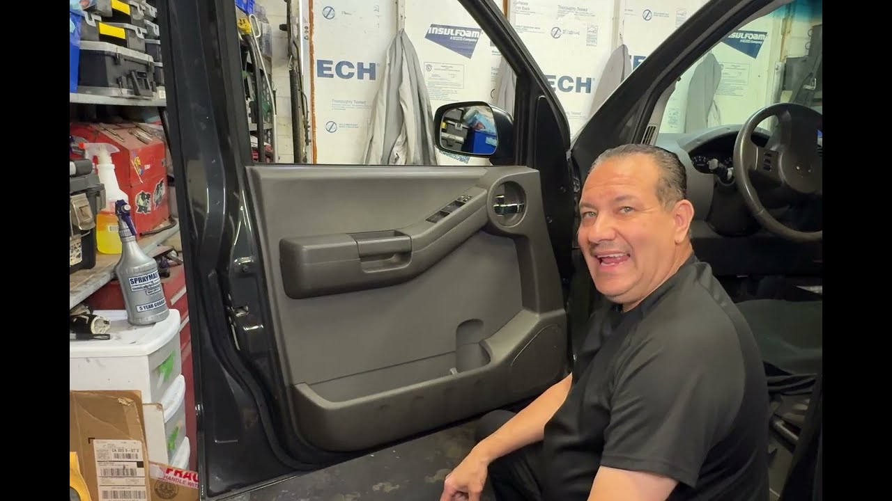 How to remove front and rear door panels on a 2005 to 2015 Nissan