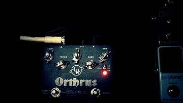 Demo video of the fantasic "Orthrus" distortion pedal by Cusack Music